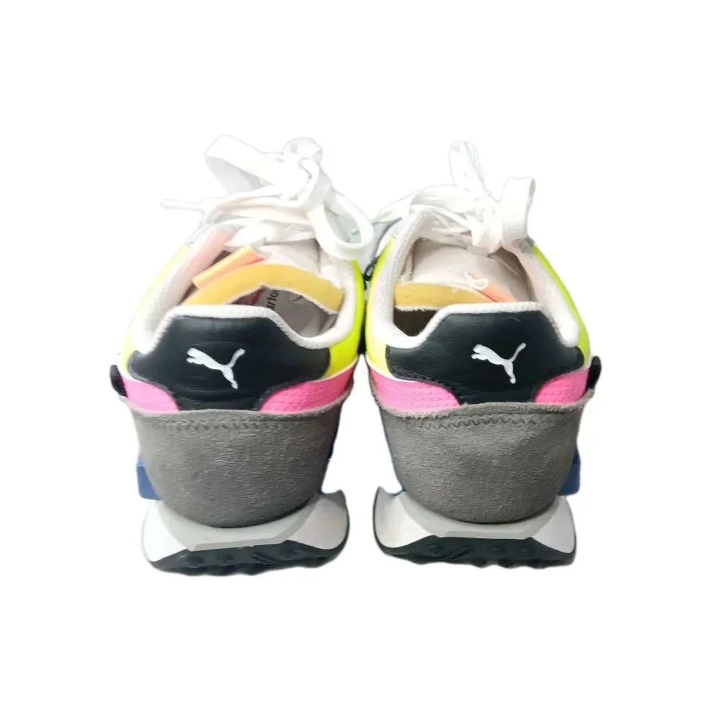 PUMA Future Rider Play On Shoes Women’s 7.5  Yellow Multicolor 373792-02 - Picture 6 of 8